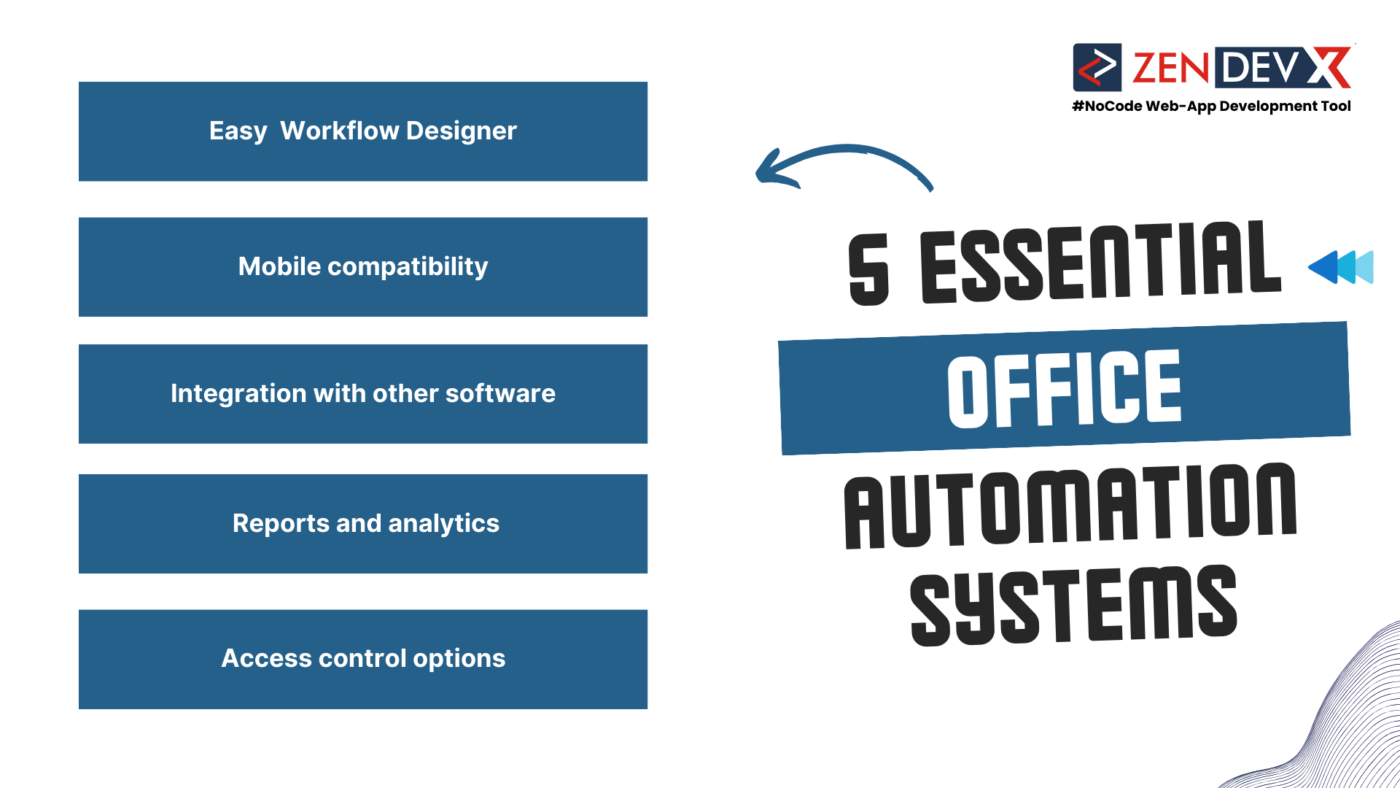 5 Essential Office Automation System