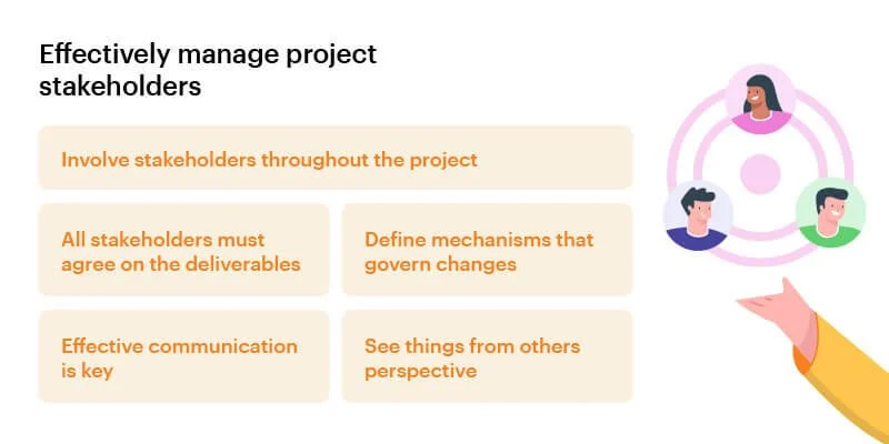 5 Tips to effectively manage project stakeholders
